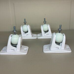 Jumbl Speaker Wall Mount Brackets x4 Speaker Mounts - White